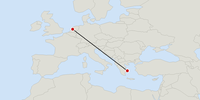 Amsterdam → Athens