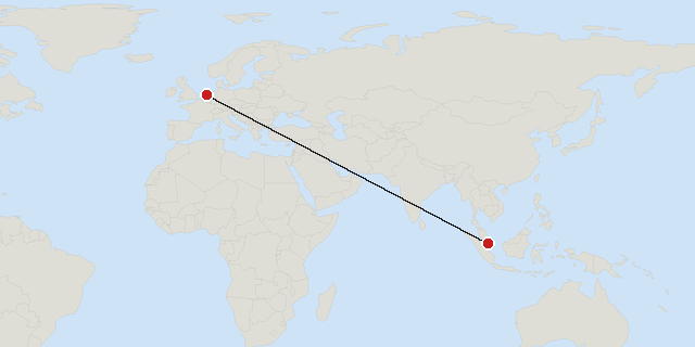 Singapore → Amsterdam