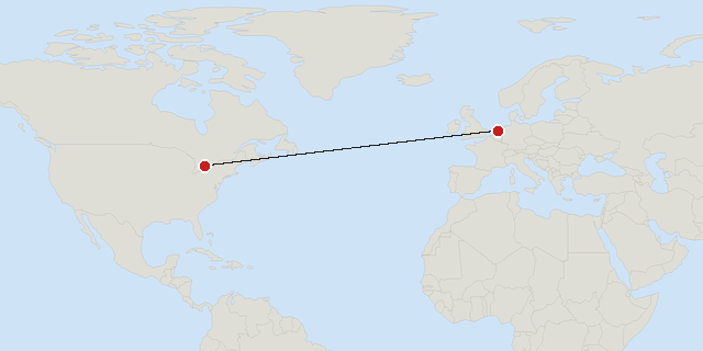 Amsterdam → Toronto