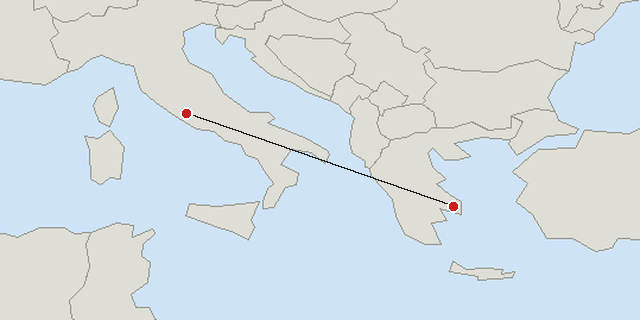 Athens → Rome