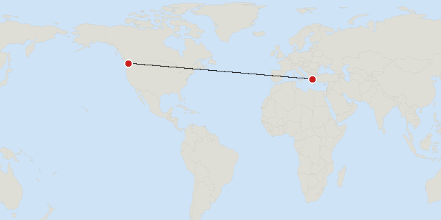 Athens → Seattle