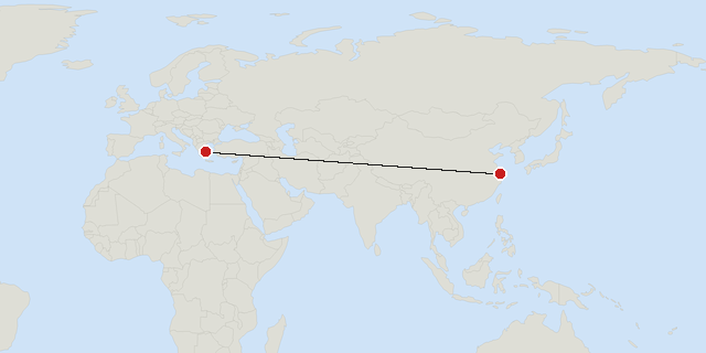 Shanghai → Athen