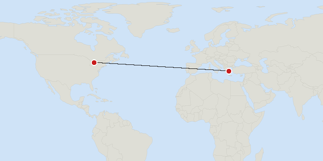 Athen → Toronto