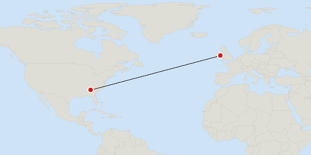 Atlanta → Dublin