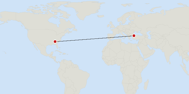 Atlanta → Istanbul