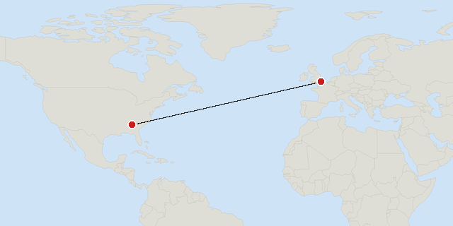 London → Atlanta