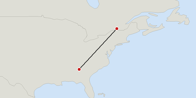 Atlanta → Montreal
