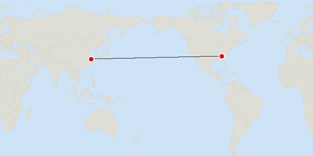 Atlanta → Shanghai
