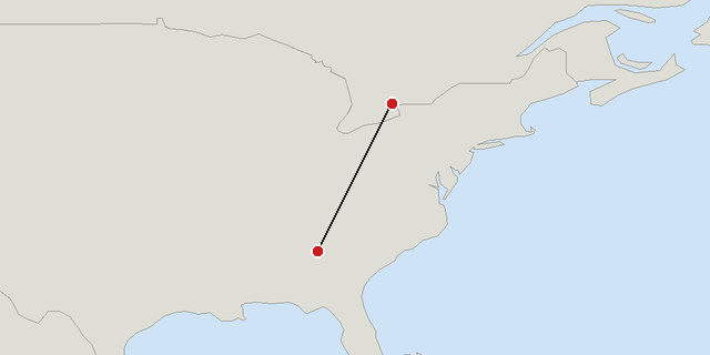 Atlanta → Toronto