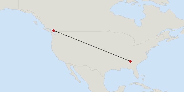 Atlanta → Vancouver