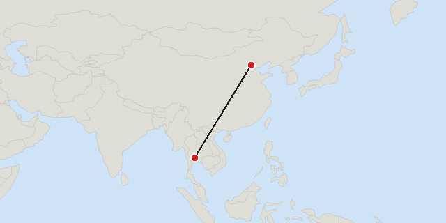 Bangkok → Peking