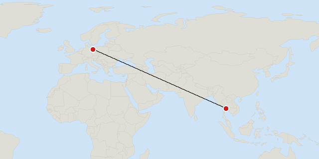 Bangkok → Berlin