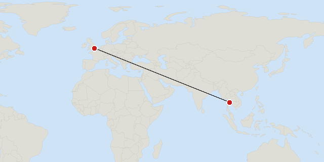 Bangkok → London