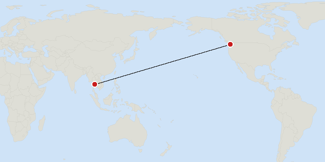 Seattle → Bangkok