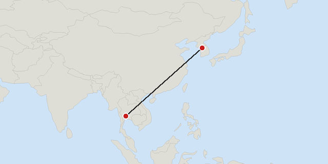 Bangkok → Seoul