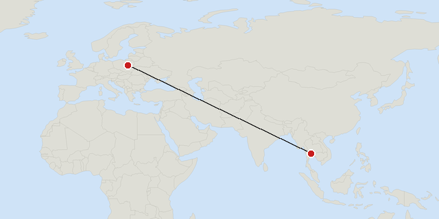 Bangkok → Warsaw