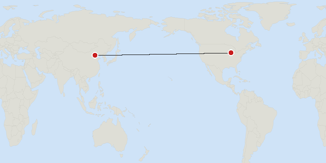 Beijing → Chicago