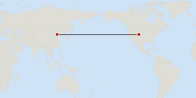 Beijing → Denver