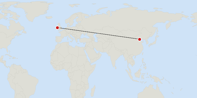 Beijing → Dublin