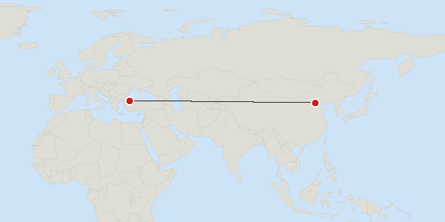 Peking → Istanbul