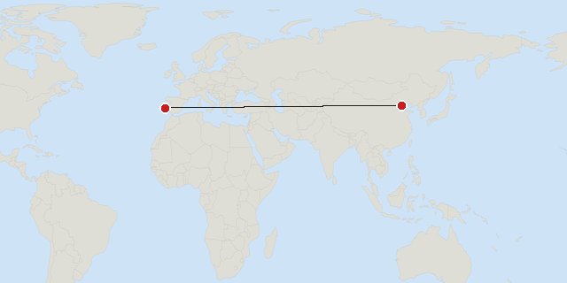 Beijing → Lisbon