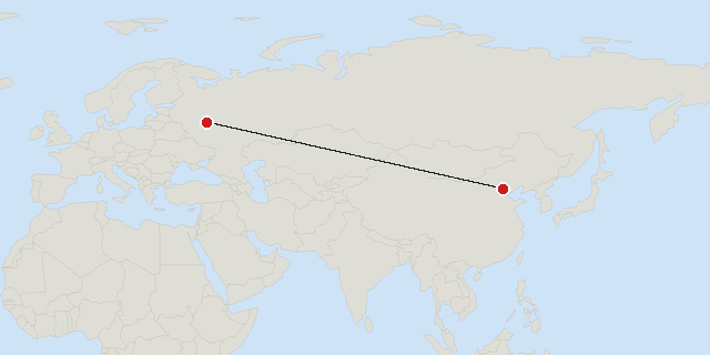 Beijing → Moscow