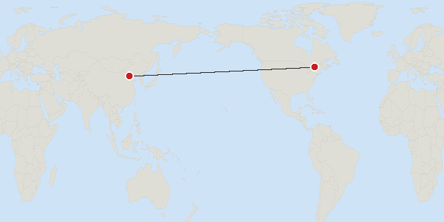 Beijing → Ottawa
