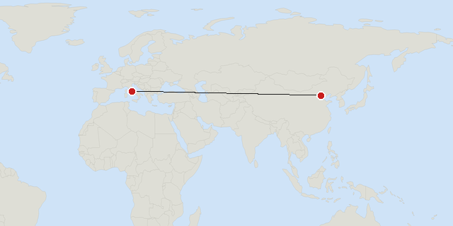 Beijing → Rome