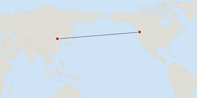 Beijing → Seattle