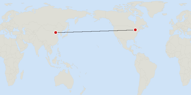 Beijing → Toronto