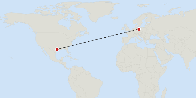 Houston → Berlin