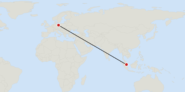 Berlin → Singapore