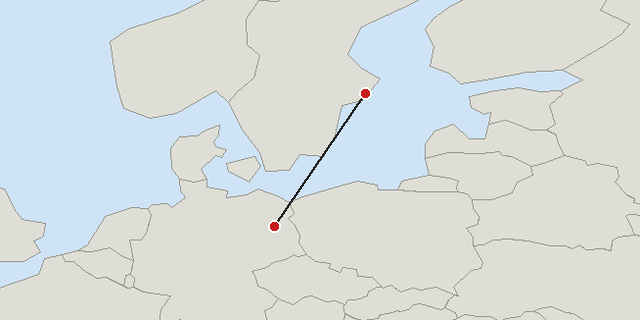 Berlin → Stockholm