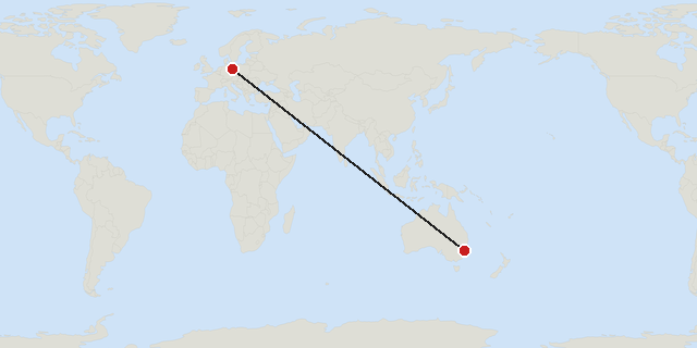 Berlin → Sydney