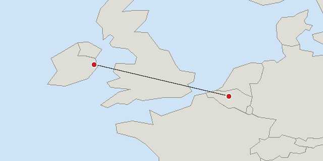Brussels → Dublin