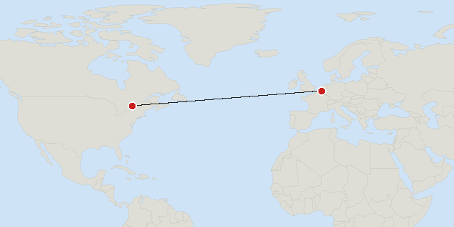 Brussels → Ottawa