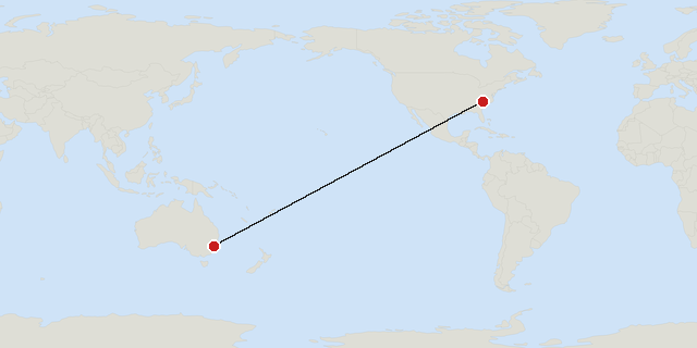 Sydney → Charlotte