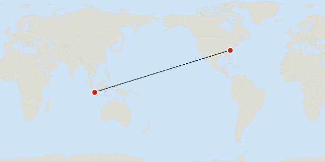 Charlotte → Tangerang
