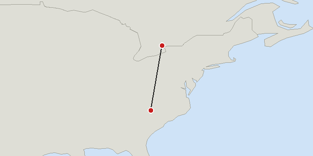Charlotte → Toronto