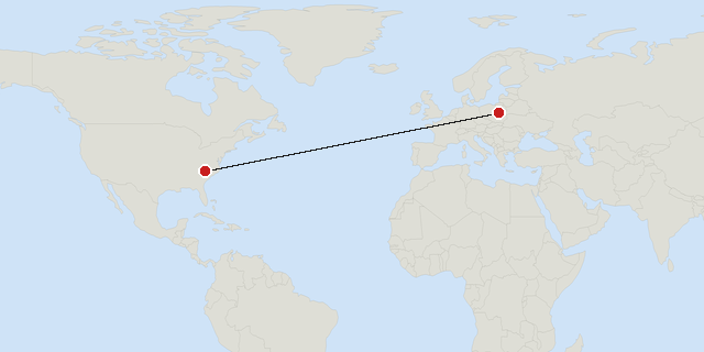 Charlotte → Warsaw
