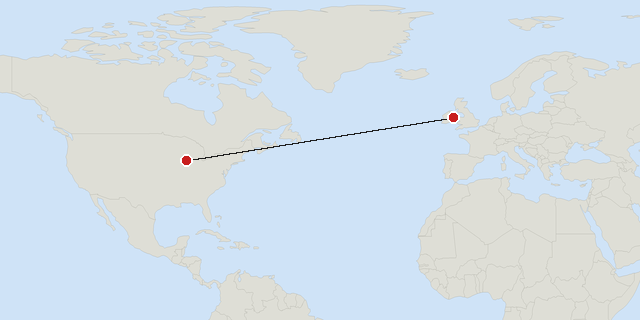 Chicago → Dublin