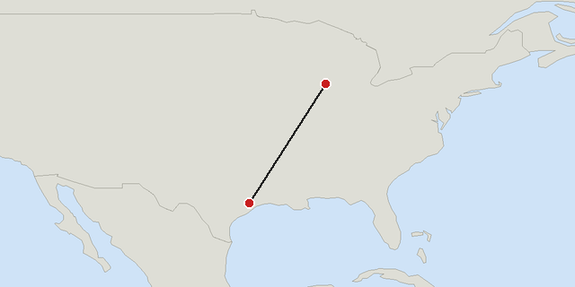 Chicago → Houston