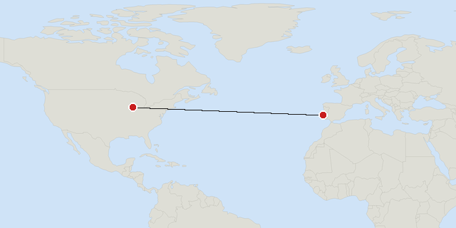 Chicago → Lisbon
