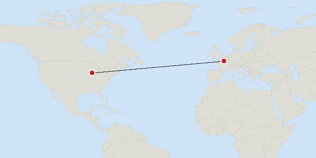 Chicago → Paris