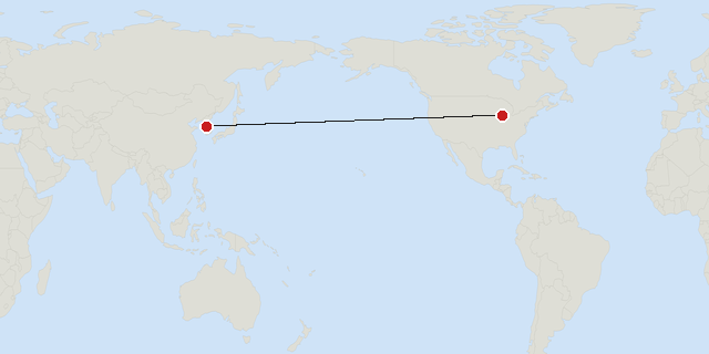 Chicago → Seoul