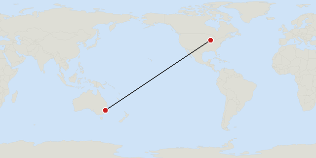 Sydney → Chicago