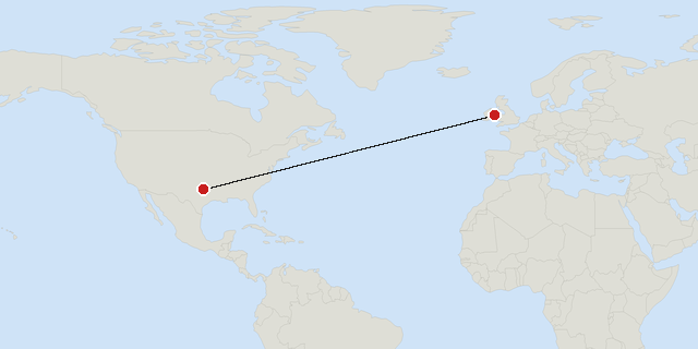 Dallas → Dublin