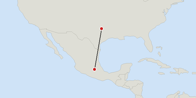 Dallas → Mexico