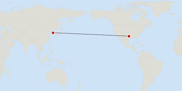 Dallas → Seoul