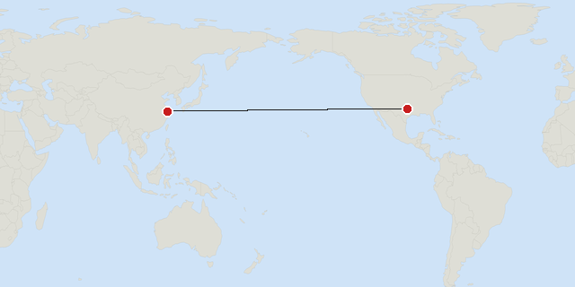 Dallas → Shanghai